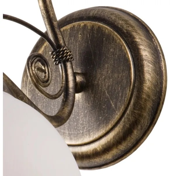 Fali lámpa RETRO II 1xE27/60W/230V arany patinás