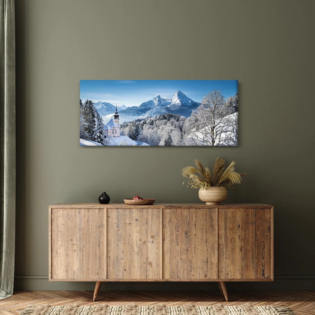 Kép - Egy pillantás a téli tájra (120x50 cm)