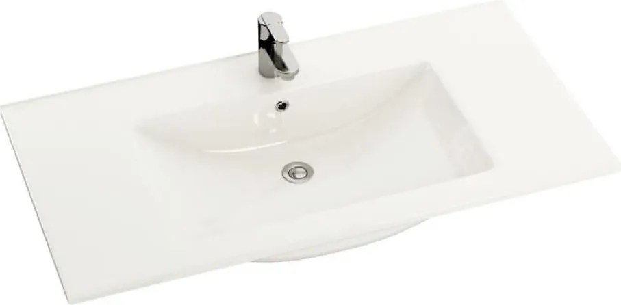 Beépíthető mosdó CHICAGO 91x46,5 cm kerámia/fehér