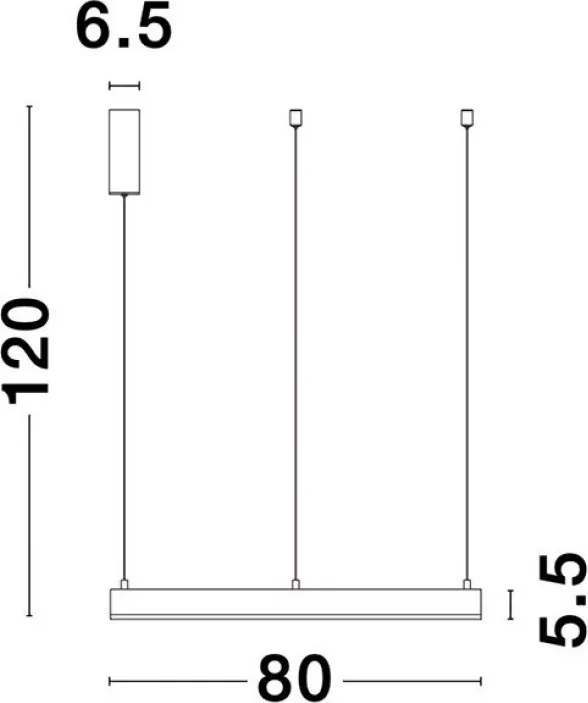 NOVALUCE 9190748 Modern Led Függesztett Lámpa LED IP20