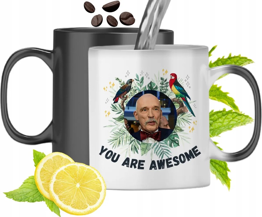 Mágikus Bögre Korwin Szabadság Színváltó Nyomtatott Fotóval