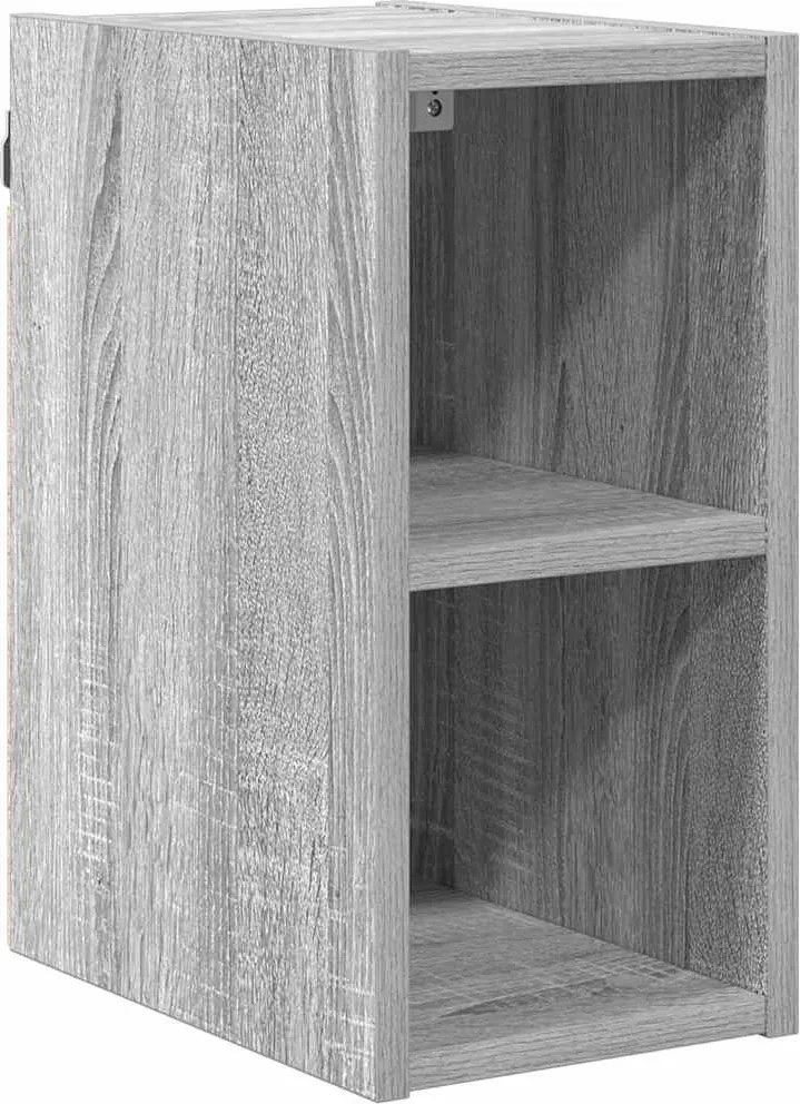 vidaXL Függő szekrény Szürke Sonoma 20 x 29,5 x 40 cm Faanyag
