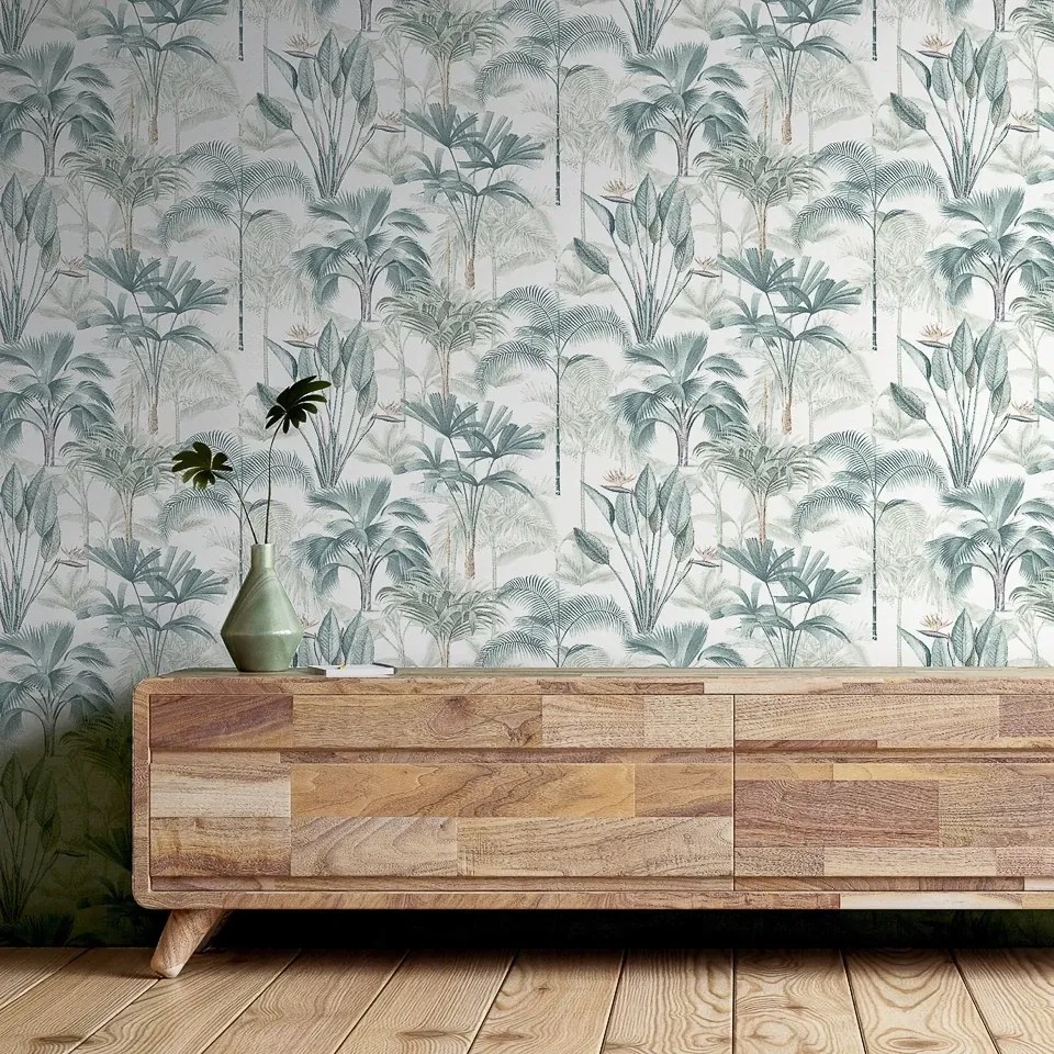 Arthouse Signature 1 King Palm Trees zöld fa mintás papír tapéta – 922908