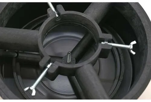 Karácsonyfa állvány 5 l, fekete