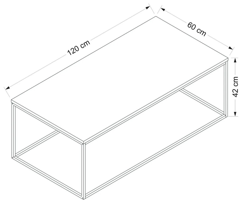 Dohányzóasztal Tibor (antracit). 1072986