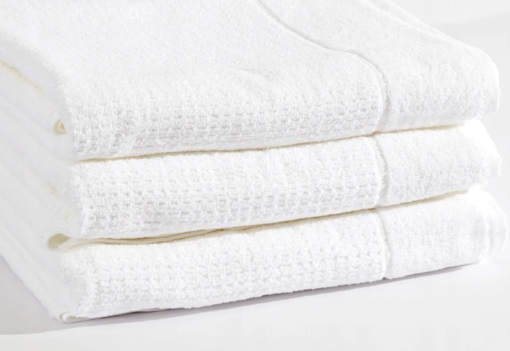 Faro Törölköző 30x50 cm 500 g/m2 Fehér -wafel Design