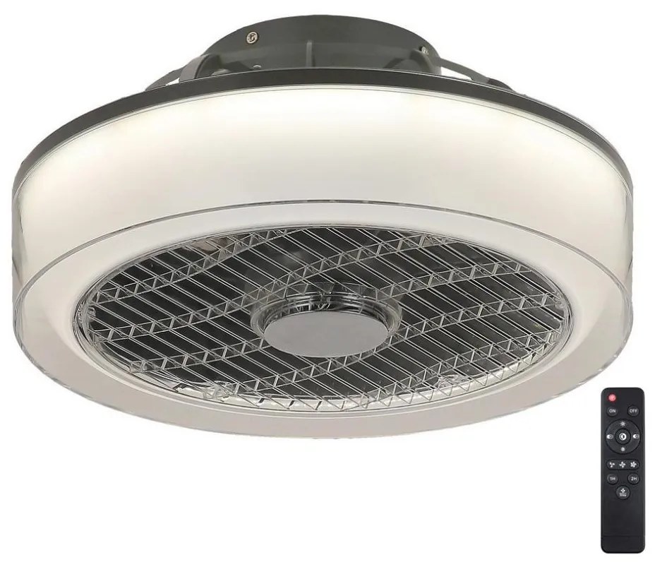 Rabalux - LED dimmelhető mennyezeti lámpa ventilátorral LED/30W/230V + DO