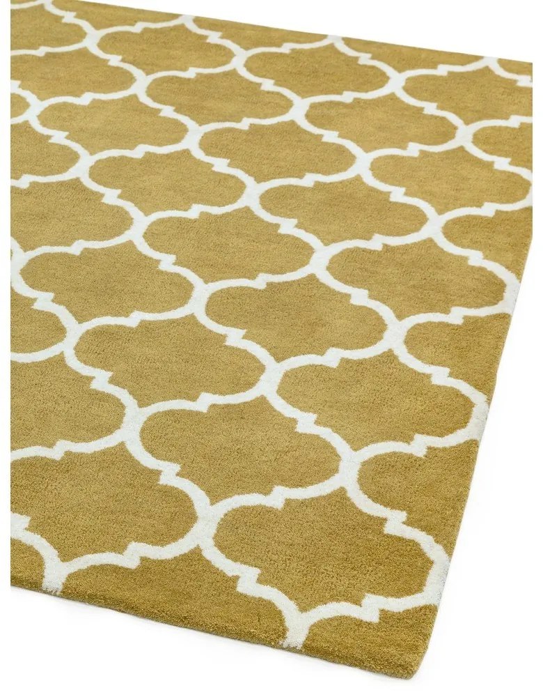 Okkersárga kézi szövésű gyapjú szőnyeg 120x170 cm Albany – Asiatic Carpets