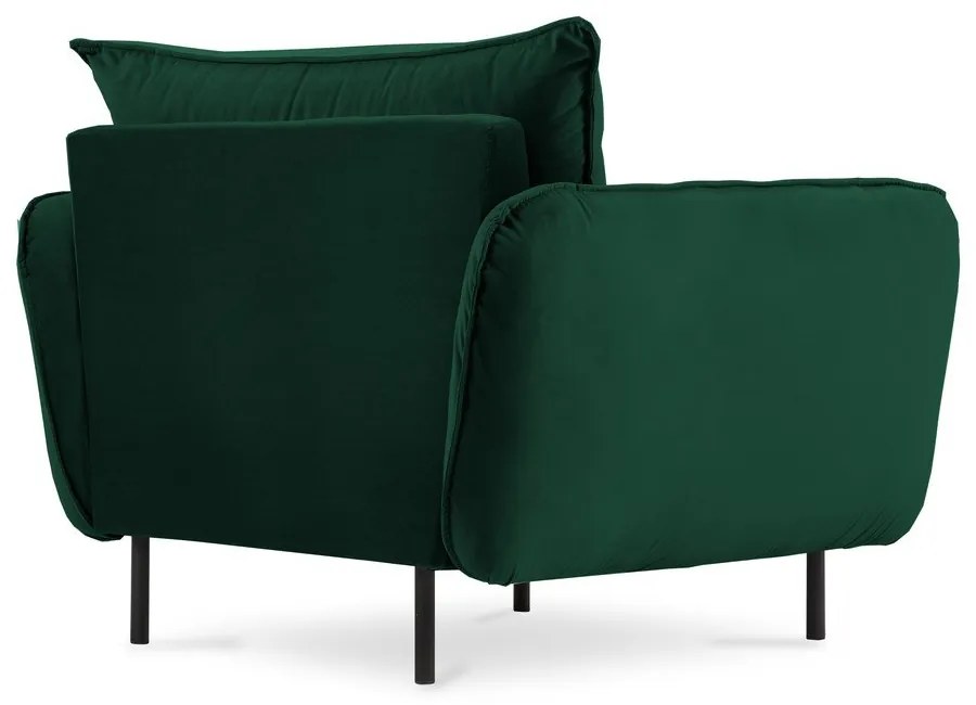 Sötétzöld bársony fotel Vienna – Cosmopolitan Design
