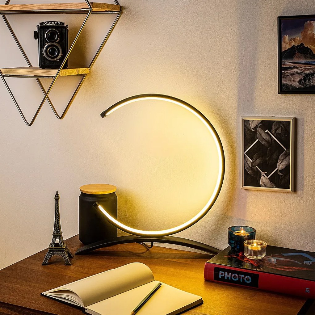 Moon fém éjjeli lámpa, 34 cm – TR119FRS1407