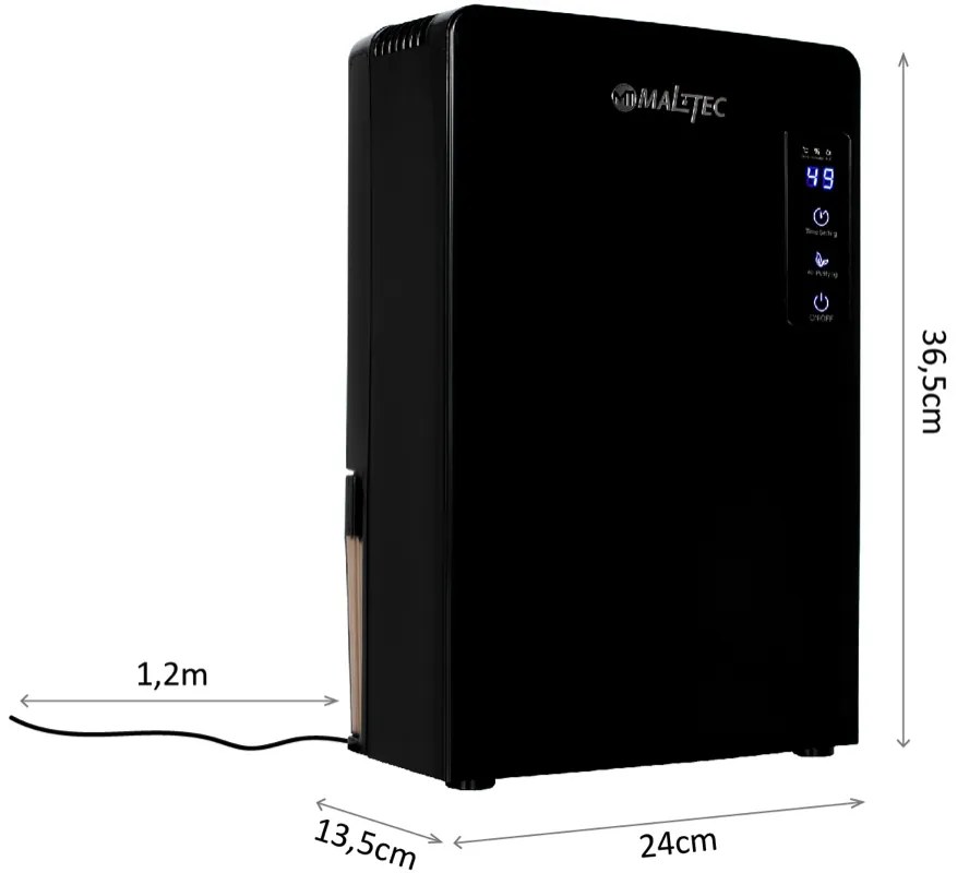 MalTec DH-2200 elektromos páramentesítő - fekete