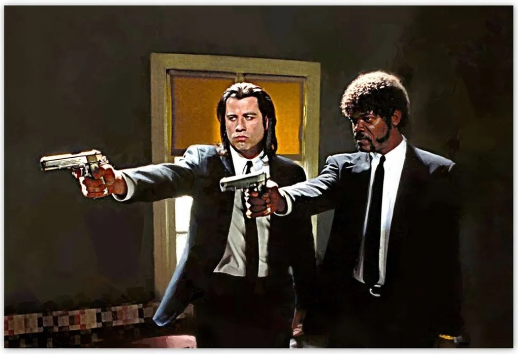 Fotótapéták 200x135 Samuel Jackson és Travolta