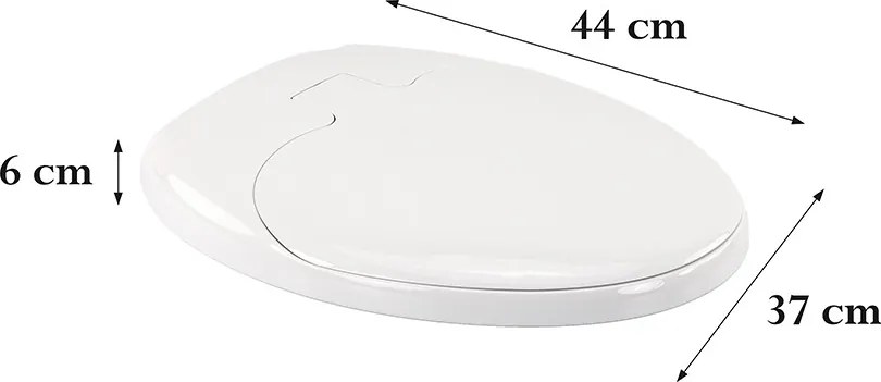 Rion Soft Close 2 az 1-ben WC ülőke szűkítővel műanyag fehér