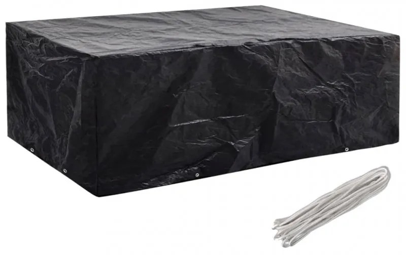 Takaróponyva kerti bútorra, 8 fűzőlyukkal, 242 x 162 x 100 cm