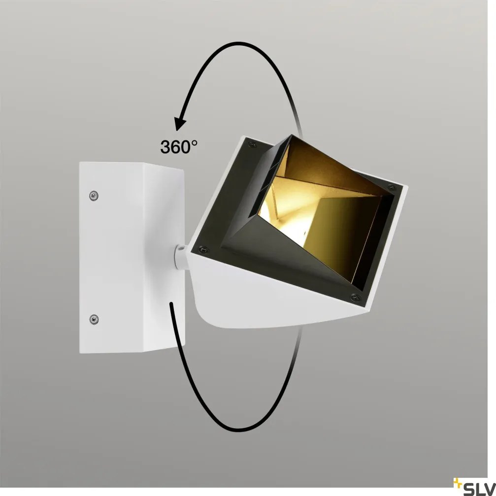 SLV MERADO 1001468 Fali lámpa 1x40W/LED 3000K 3000LM IP20