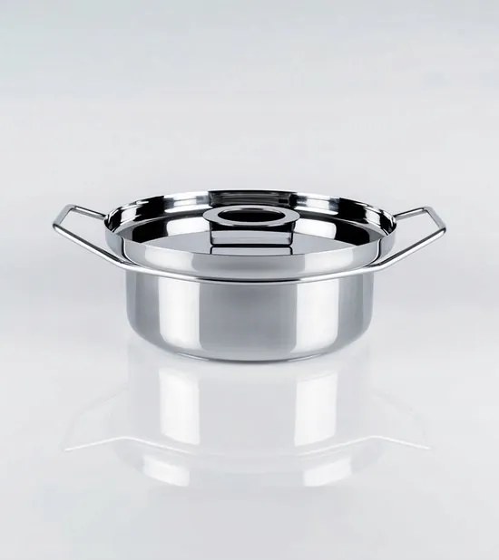 Rozsdamentes acél serpenyő Ø30 cm gáz, indukciós, kerámia, sütő