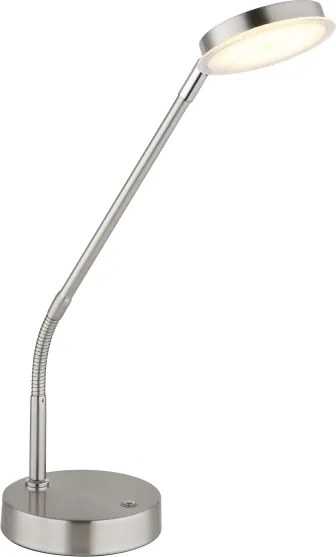 Globo 58504TN - SILVIO LED dimmelhető, érintésvezérlésű asztali lámpa, LED/6,5W/230V, matt króm