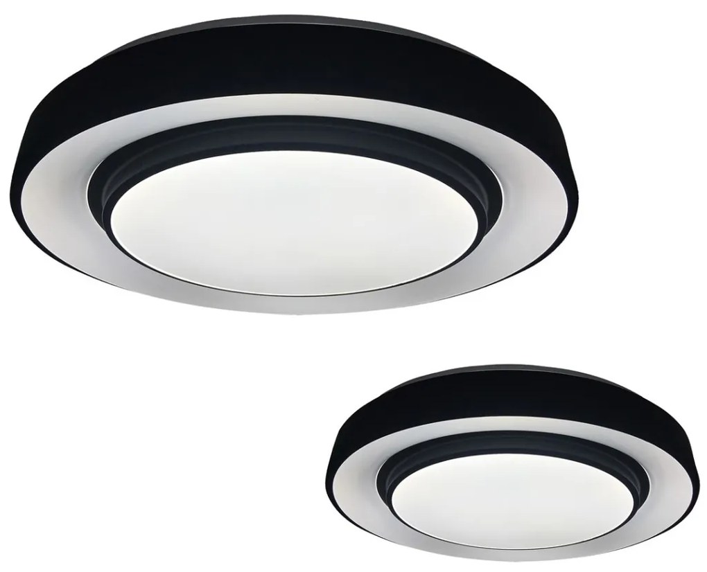 MILAGRO ML6406 NAOMI Kerek Mennyezeti Lámpa Fekete LED IP20