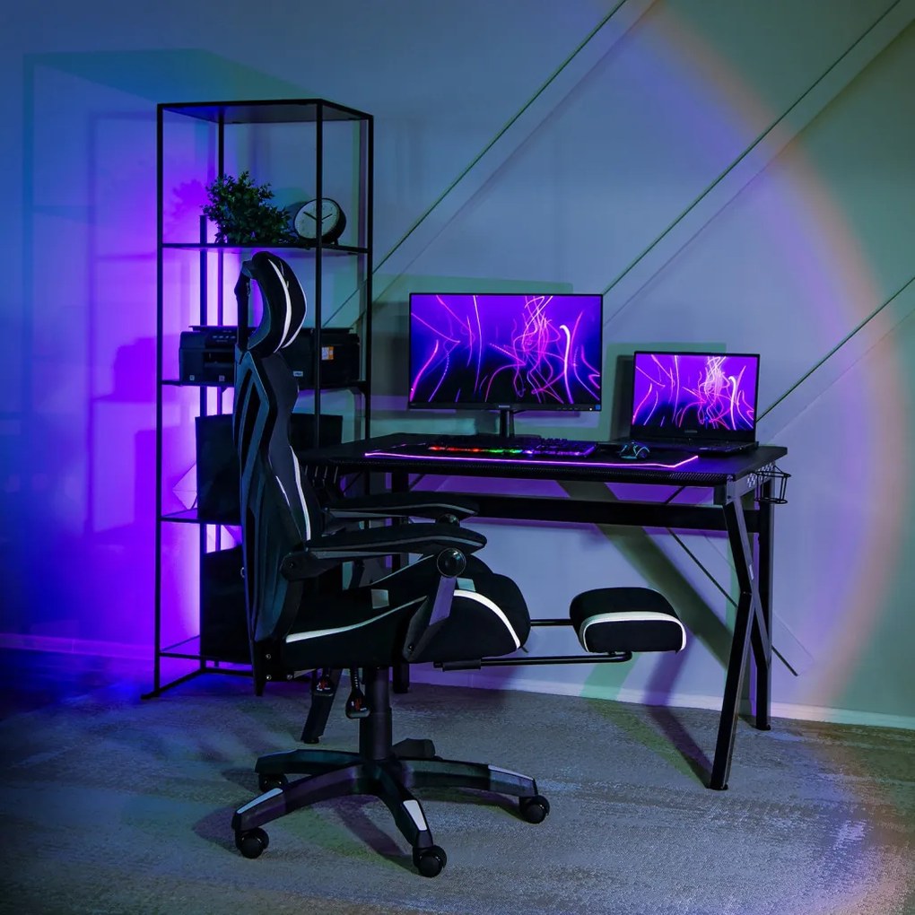 Irodai Forgószék Fekete/Fehér Színben. MAXIMO