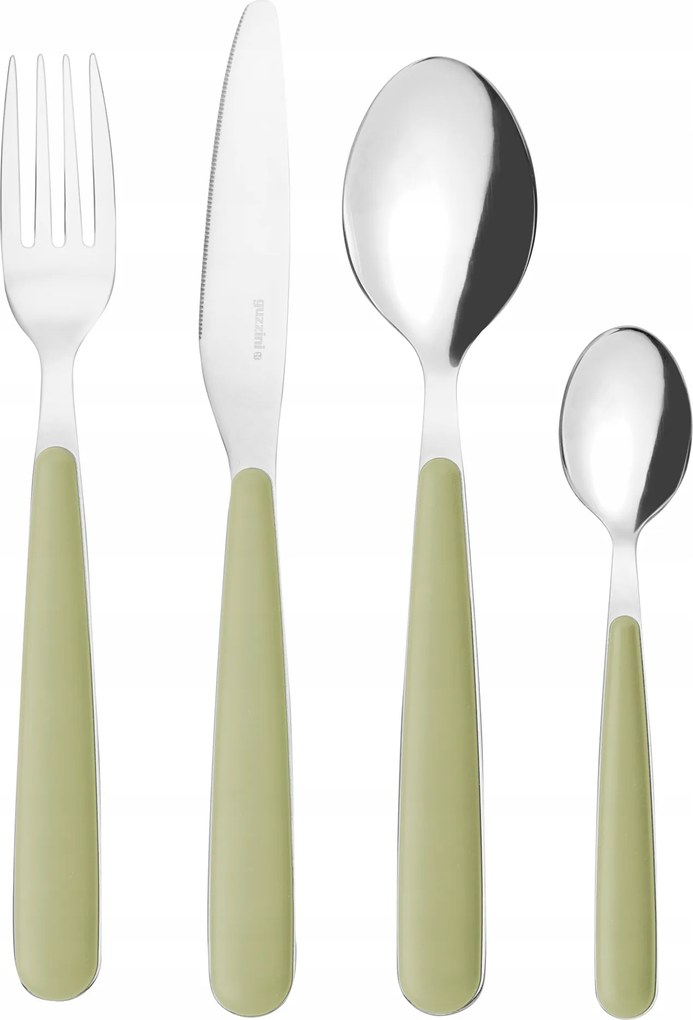 Guzzini Pop Evőeszköz szett 24 db-os szett 6 személyes Zöld