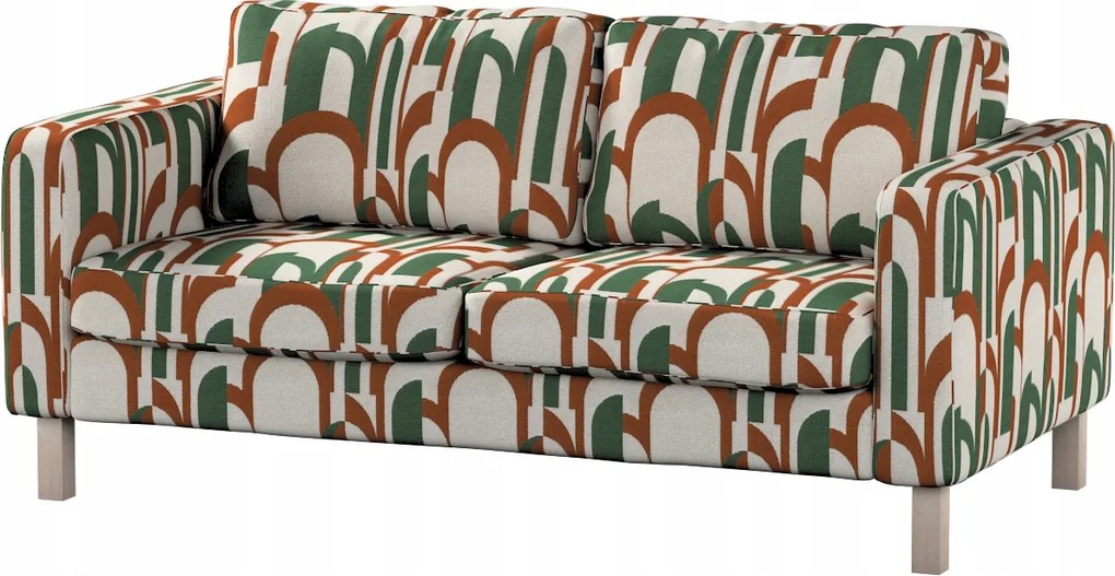 Karlstad 2 személyes kinyitható kanapé huzat Ikea zöld