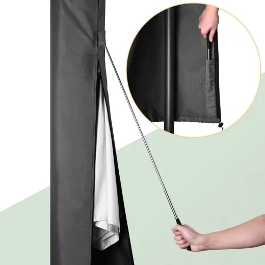 Kingsleeve® Napernyő védőhuzat 3,3 m - antracit