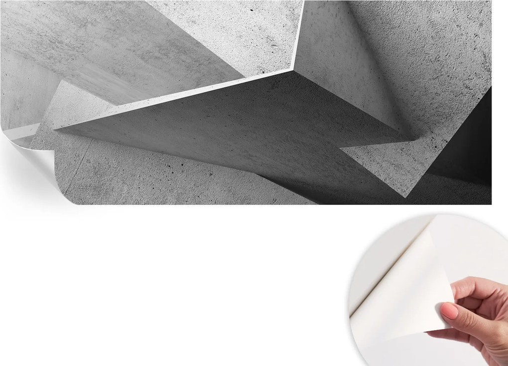 Gyönyörű öntapadós tapéta falra Geometrikus szerkezetek 250x104 cm