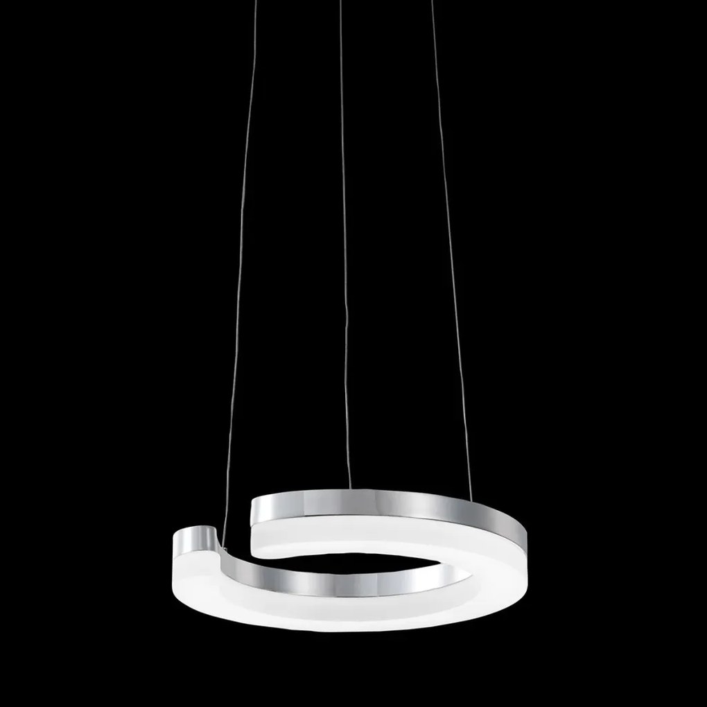 ITALUX MD1202214-1A BLUNDER Modern Led Függesztett Lámpa Króm LED IP20