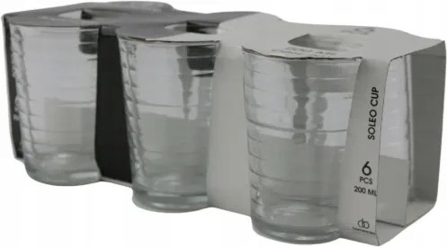 Soleo Cup 6 db-os pohár szett – 200 ml