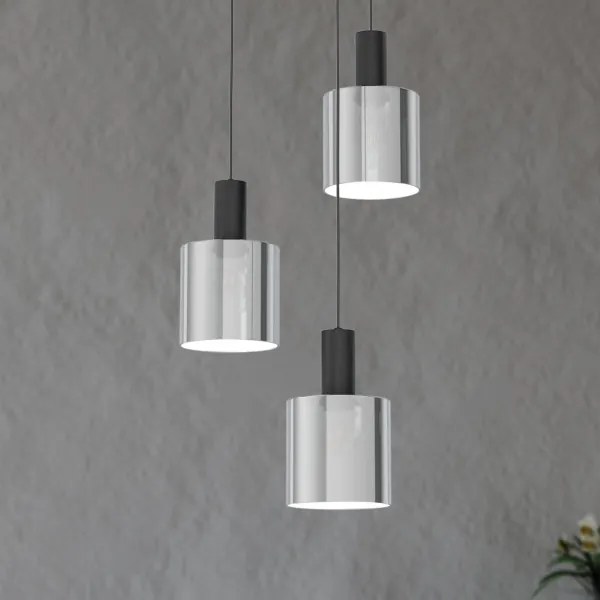 Eglo 98754 - Csillár zsinóron GOROSIBA 3xE27/40W/230V