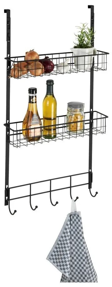Rack Black függöpolc ajtóra - Wenko