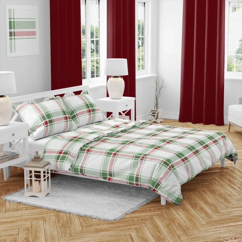 Pamut deluxe ágynemű KARAMA KARO 140x200 cm