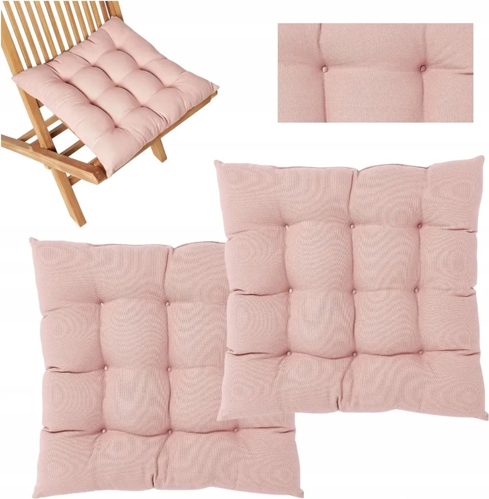 Ava steppelt székpárna kerti házhoz 2 db rózsaszín 40 x 40 cm