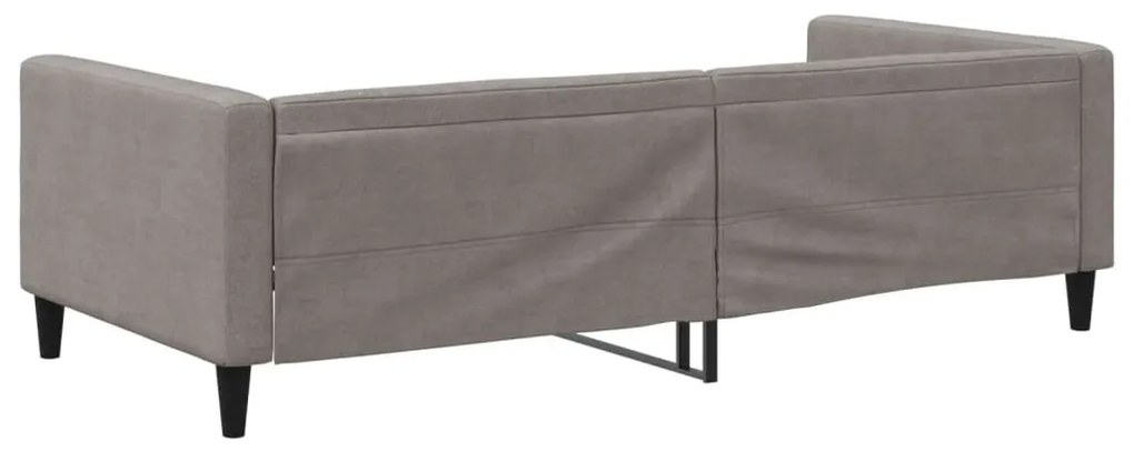 tópszínű szövet kanapéágy 100 x 200 cm