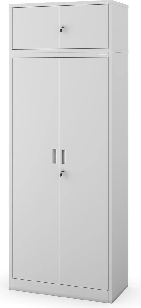 Szekrény-felépítmény, szürke, 800x380x400 mm: EWA
