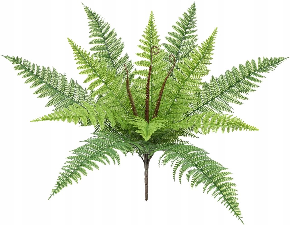 Mesterséges Nagy Páfrány Fej Páfrány Dekoráció 48cm