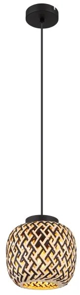 Globo 15766H - Csillár zsinóron COLLY 1xE27/15W/230V átm. 20 cm