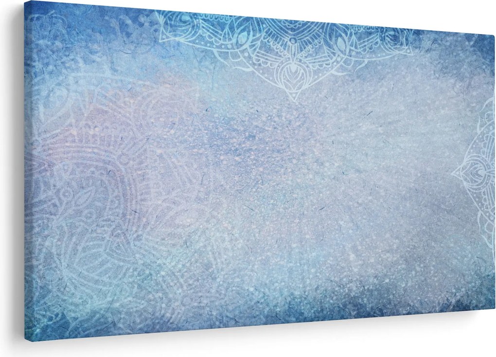 Kép - Mandalák kékszínben (90x60 cm)