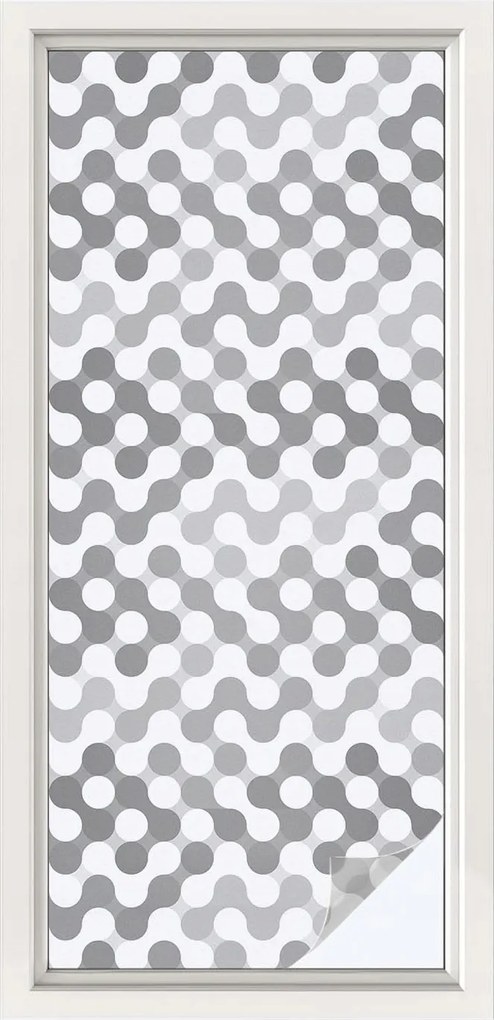 Tejfólia Ablaküvegekhez Öntapadós Adatvédelem Hullámgeometria 50x116