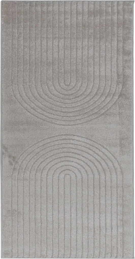 vidaXL Területszőnyegek HUARTE Szürke 150 x 80 cm Poliészter