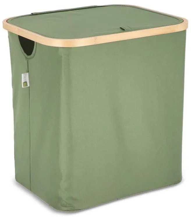 Ruháskosár NOLVIO 50 L, zöld