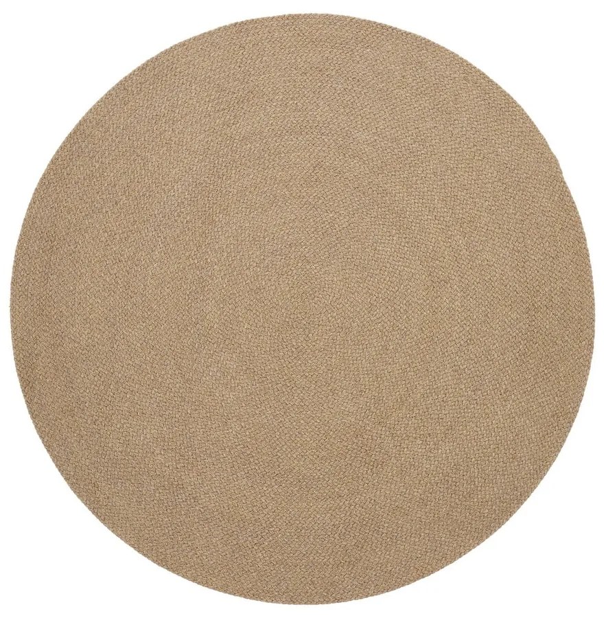 Bézs kerek kültéri szőnyeg újrahasznosított szálakból ø 200 cm Despas – Kave Home
