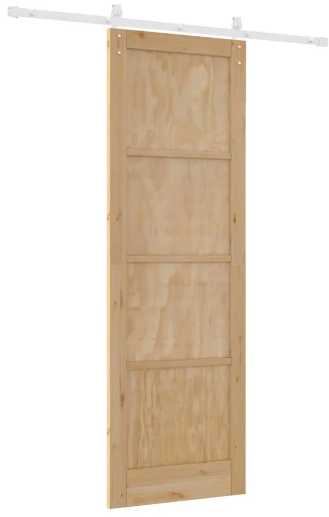 Csúszó Ajtó Természetes és fehér 78 x 232 cm