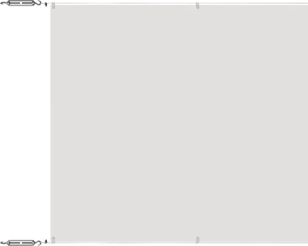 vidaXL fehér oxford-szövet függőleges napellenző 60 x 1200 cm