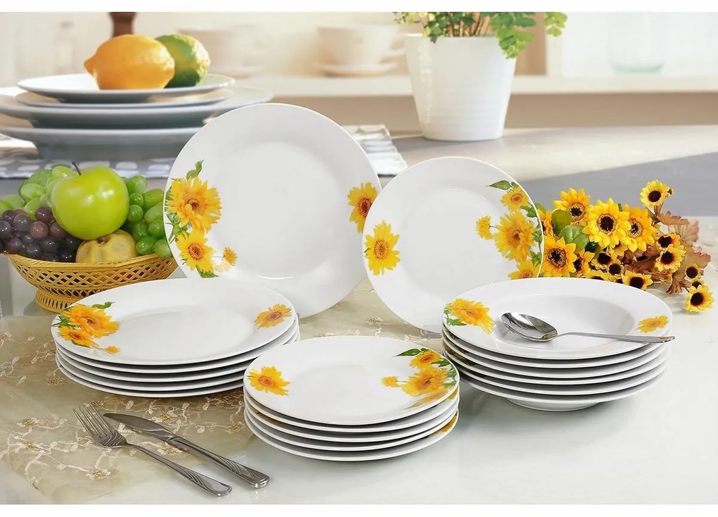 Banquet Sunny 18 darabos étkészlet