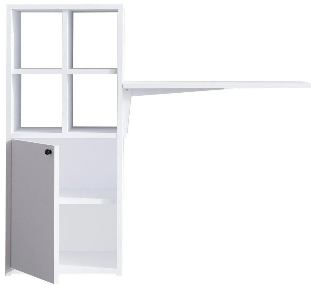 PC asztal Mixity (fehér + fekete). 1089379