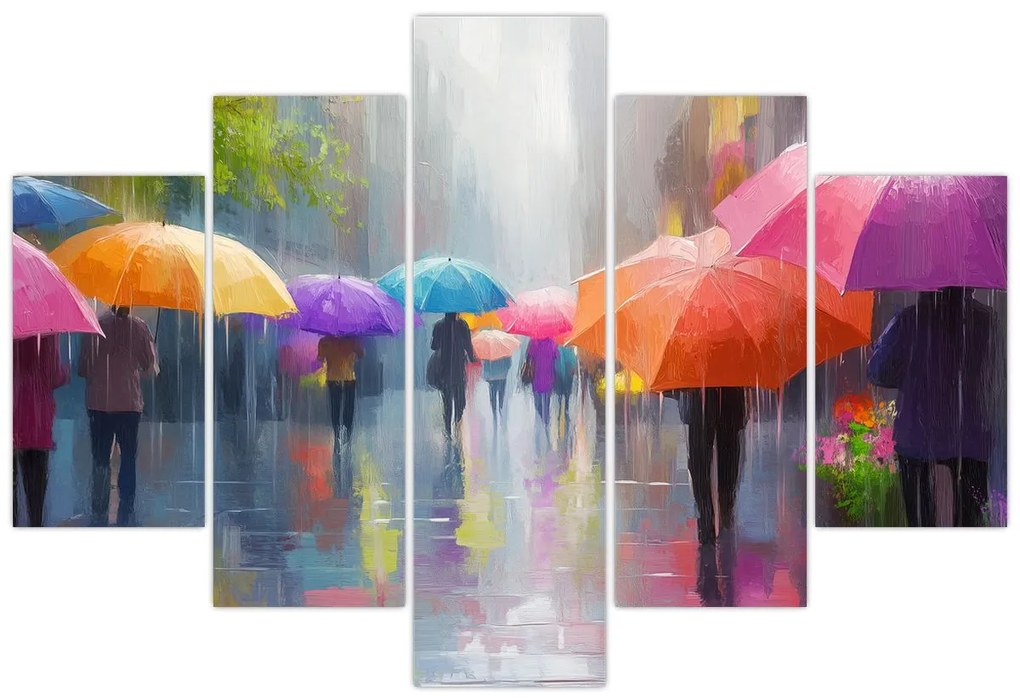 Kép - Esős nap (150x105 cm)