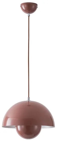 Zsinóros függőlámpa JARDEN 1xE27/15W/230V barna