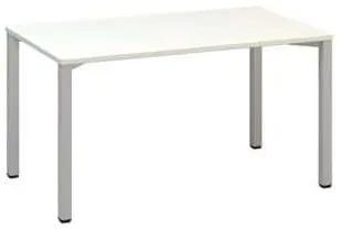 Alfa Office  Alfa 200 irodai asztal, 140 x 80 x 74,2 cm, egyenes kivitel, fehér mintázat, RAL9022%
