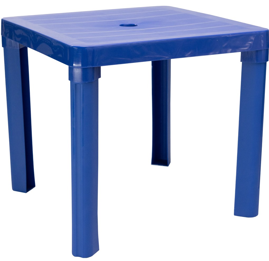 FLAIR KERTI ASZTAL GYEREKEKNEK 46X46X43 CM MŰANYAG KÉK